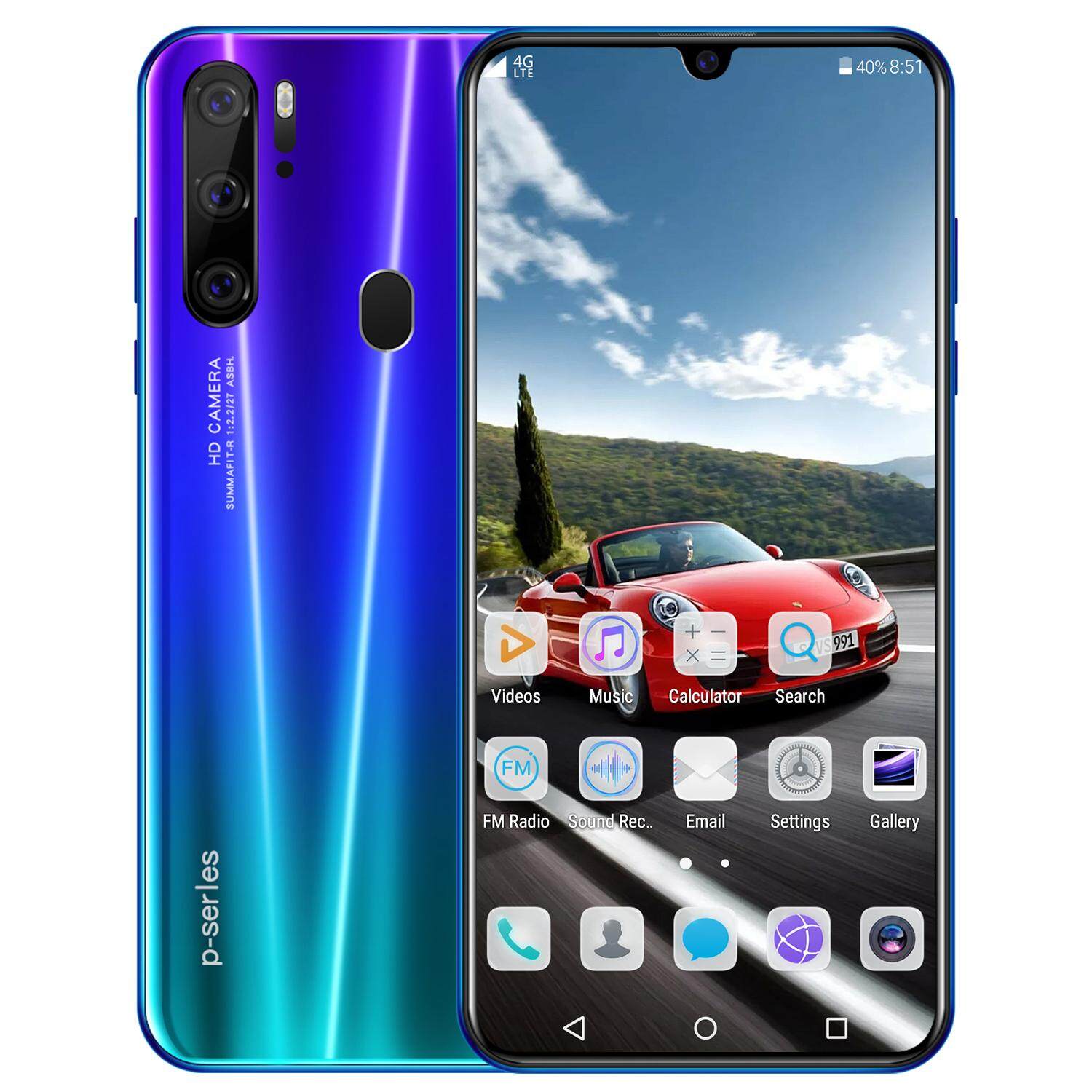 P35 Pro Android Smartphone Wajah Pengenalan Sidik Jari Mobile Phone 6g 128g Lazada Indonesia
