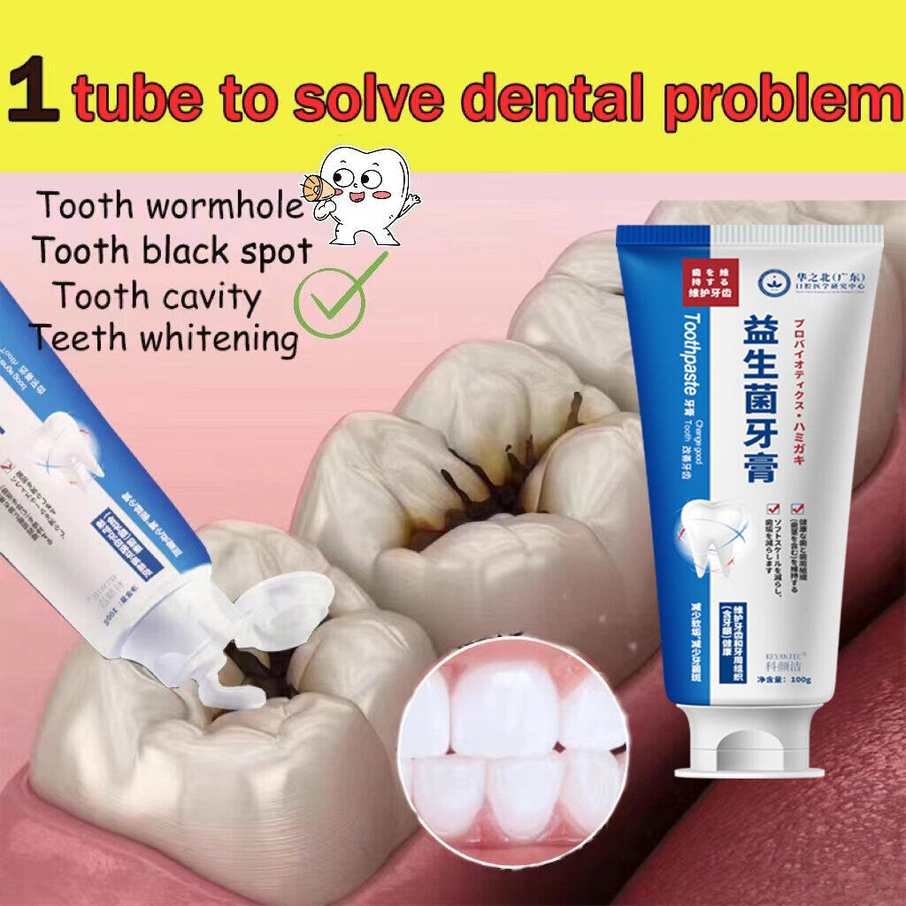 Gambar ?Fast delivery?Ubat Gigi Mengeluarkan Tartar Gigi Kuning Penyingkiran Merokok Gigi Nafas Segar Pencegahan Kerosakan Gigi Sensodyne Sensitif Pembaikan dan Melindungi Probiotik Ubat Gigi siang Hari Ubat Gigi Pada Waktu Malam Toothpaste100g