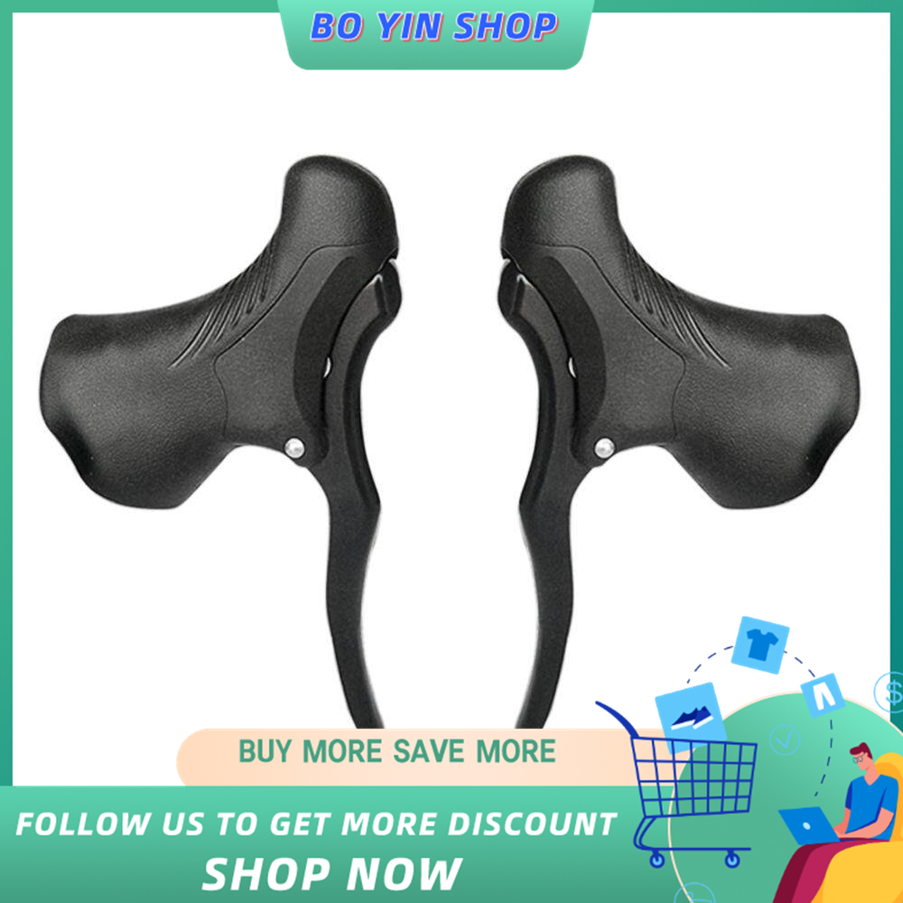 Tay phanh xe đạp bằng nhôm nhẹ, cần phanh xe đạp leo núi mtb cần phanh trước & sau bộ tay lái thả