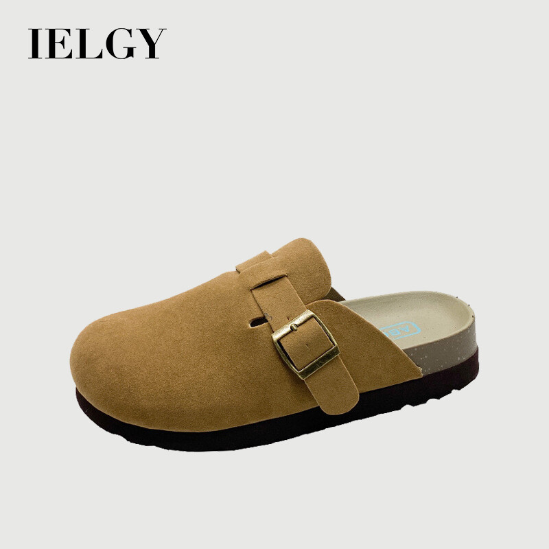  Ielgy 2024 mới bao gồm tất cả birkenstock Giày ngón chân bán Dép nữ đồ mặc ngoài Giày lười đế bằng 