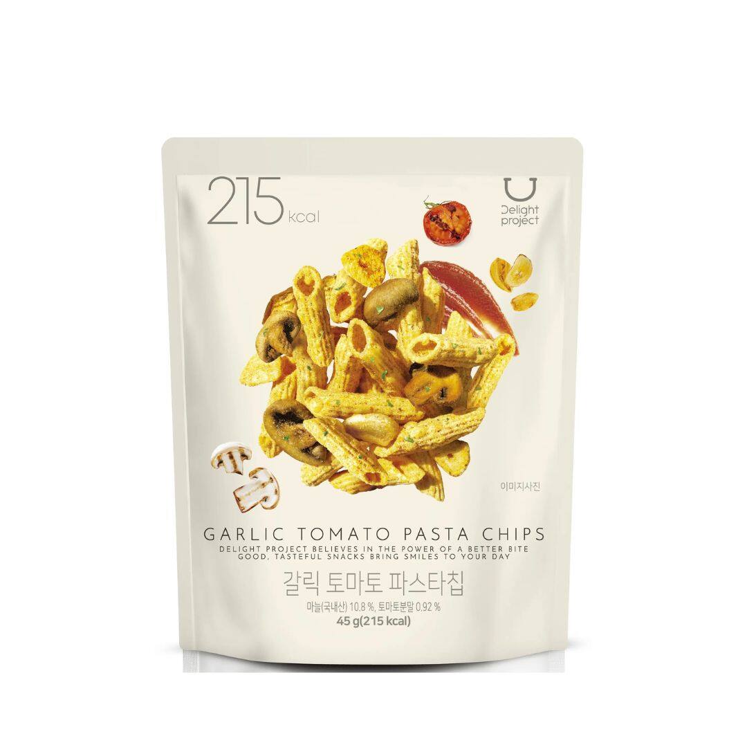Delight Project Pasta Chip 45g -Garlic Tomato /Mushroom Cream