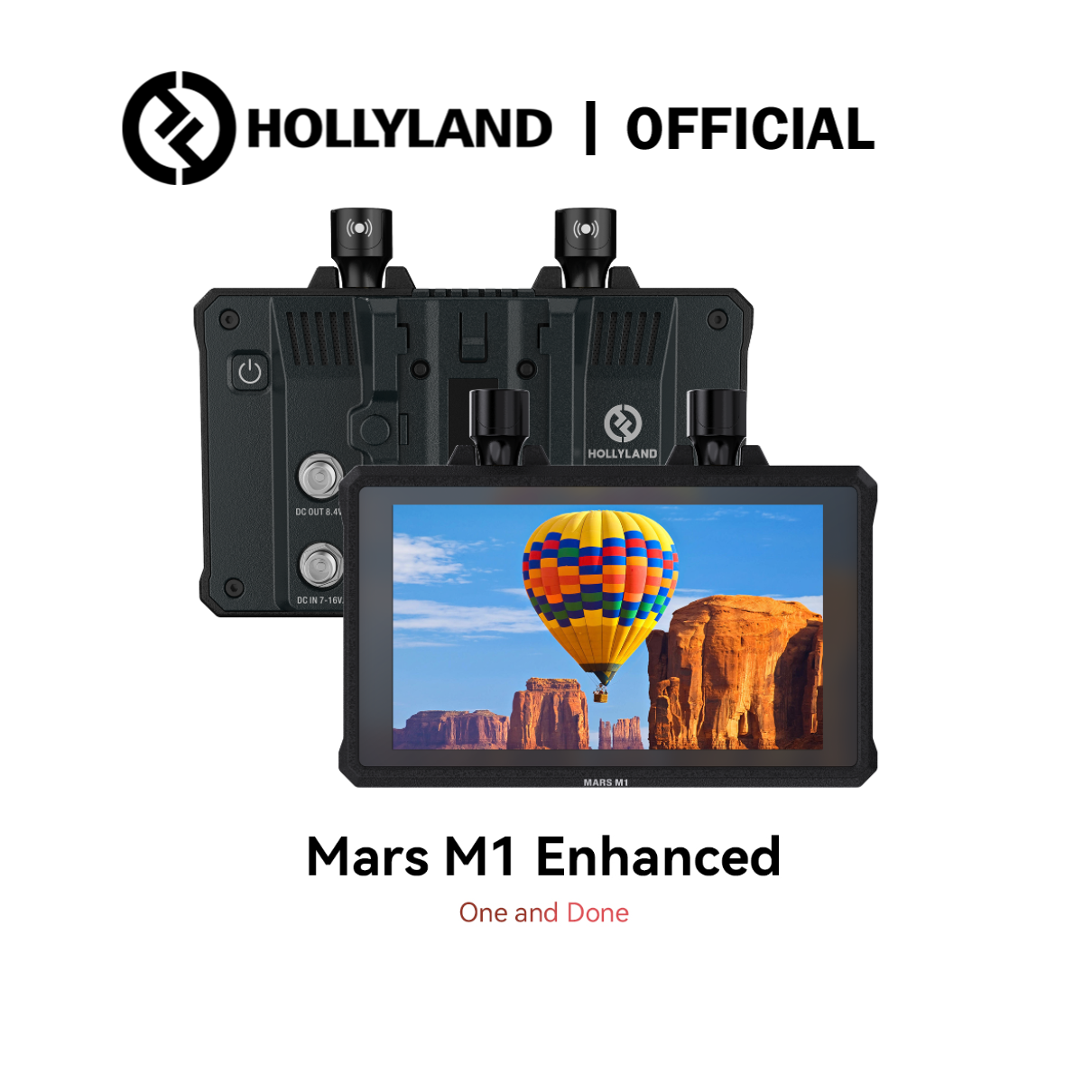 Hollyland Mars M1 Enhanced ระบบการส่งสัญญาณวิดีโอไร้สาย รองรับHDMI/SDI ระยะ150เมตร 1080p60 ขนาด 5.5 นิ้ว 1000 นิต พีค ฮิสโตแกรม รูปคลื่น ม้าลาย 3D-LUT ราคา 16,790 บาท*ส่งฟรี