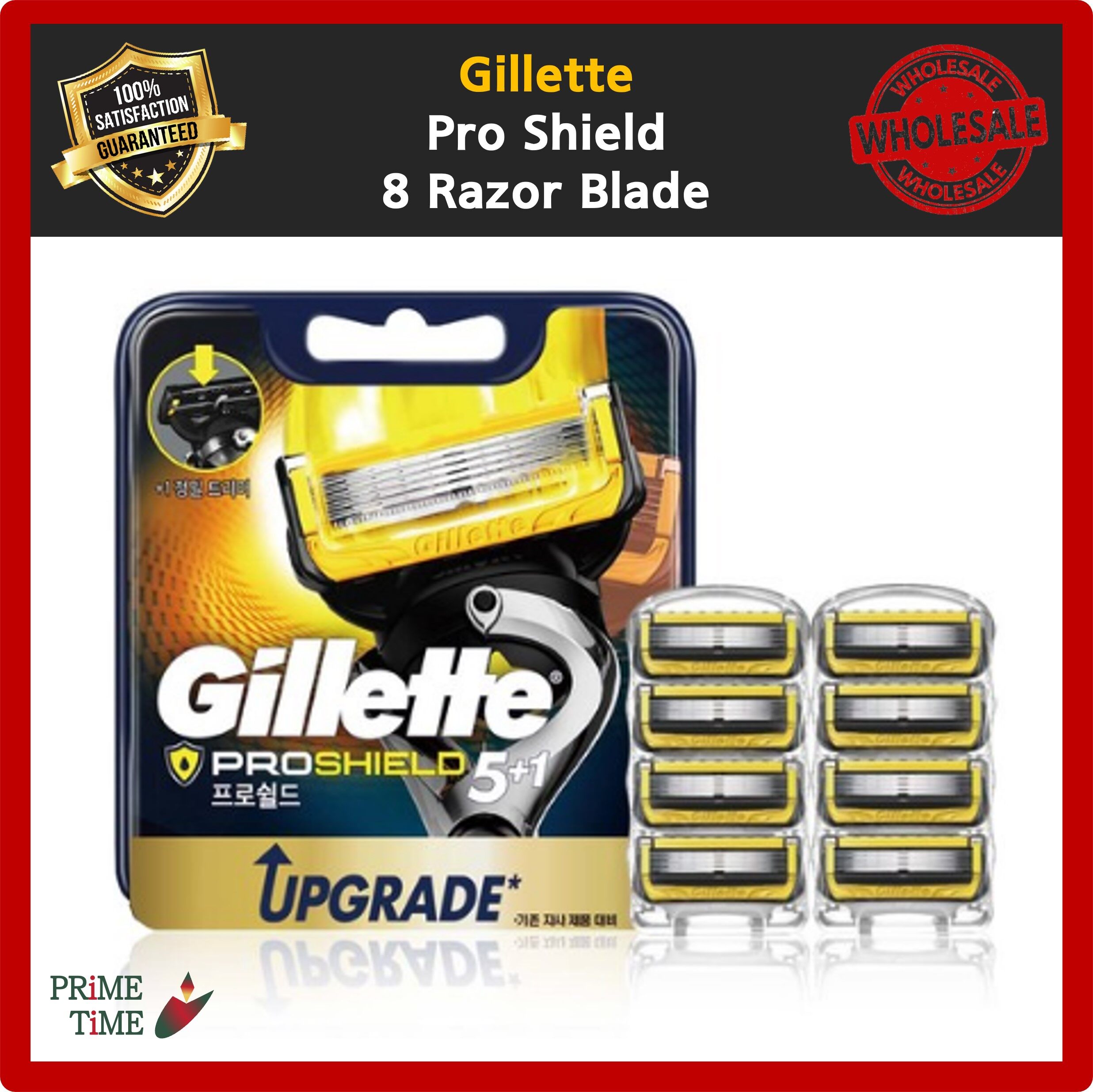 gillette fusion proglide blades yellow