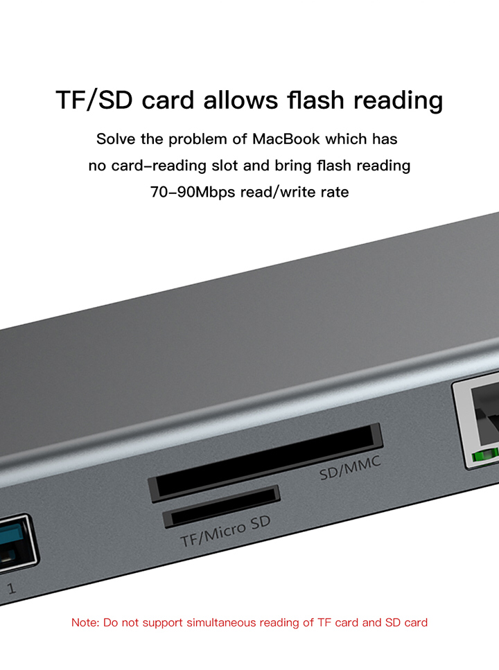 Bộ Hub chuyển đa năng Baseus Enjoyment Series Type C dành cho Smartphone/ Laptop/ Macbook