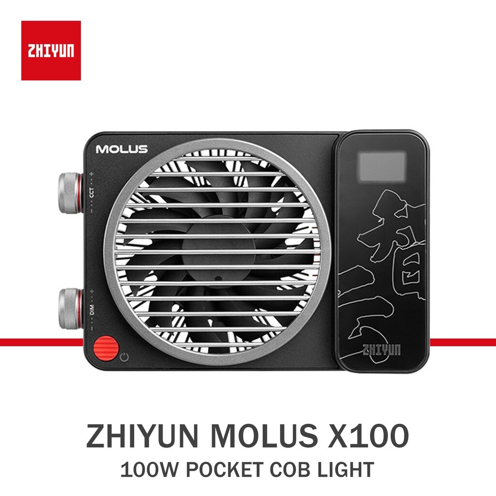 ZHIYUN MOLUS X100 100W LED Portable Pocket Photography Fill Light Live Shooting Lighting Outdoor Photo Lamp ราคา 9,200 บาท*ส่งฟรี