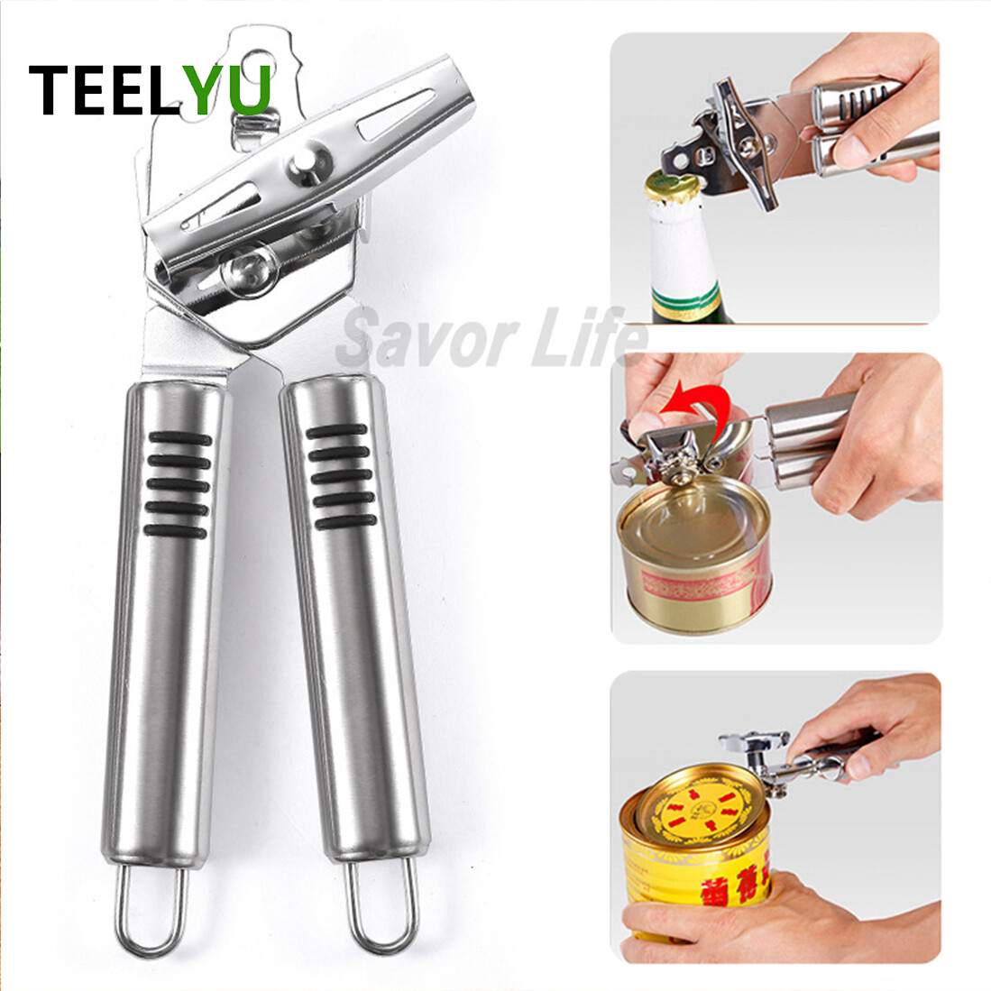 Đồ khui hộp đa chức năng thép không gỉ Đồ khui hộp KICHEN công cụ