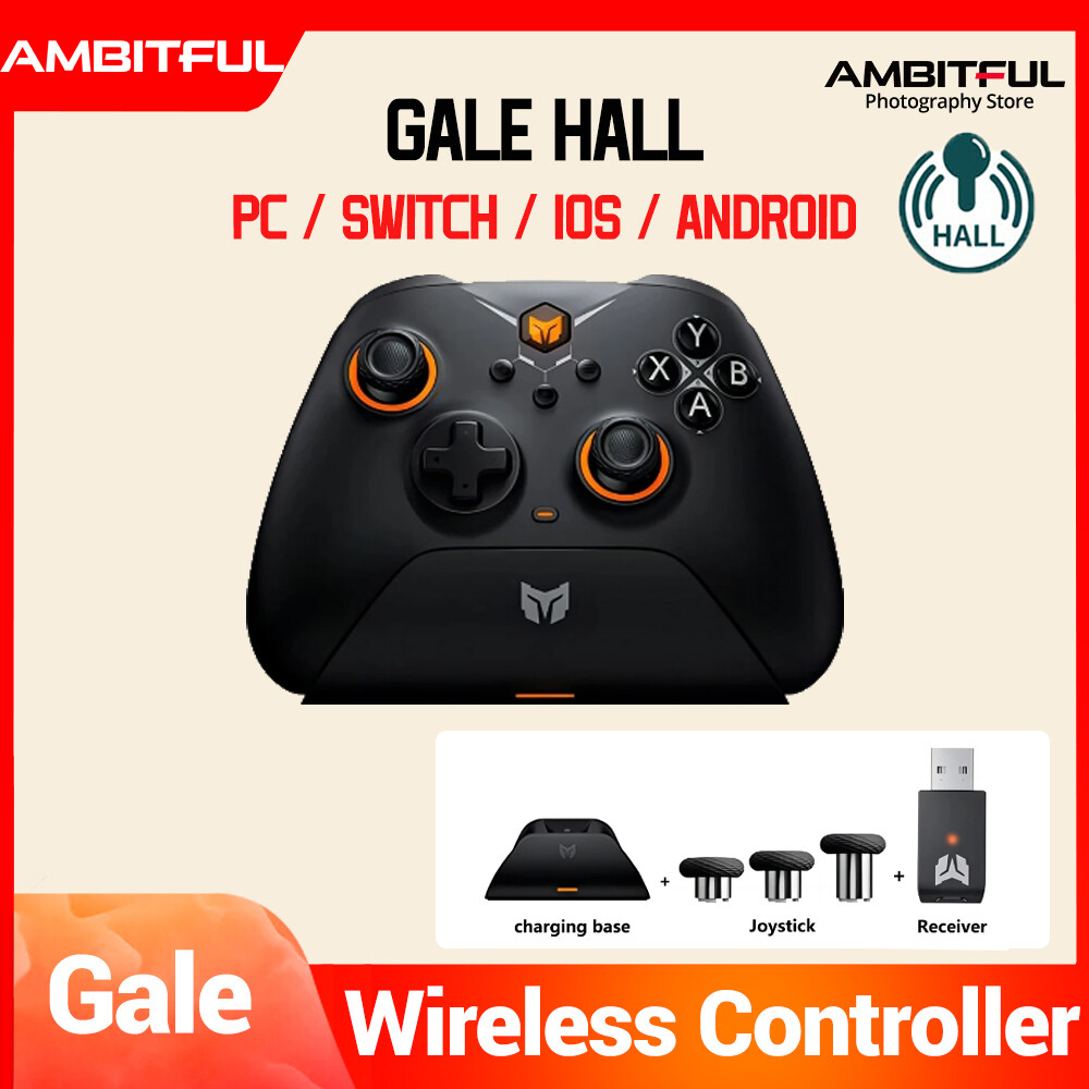 Bigbig Won Gale Không Dây Chơi Game Bộ Điều Khiển Cho Chuyển Đổi Tay cầm chơi game với Hall Hiệu ứng Joystick Chức Năng Somatosensory Thông Minh Bắt Đầu Hỗ trợ Cho PC Windows 10 11 Chuyển Đổi IOS Android