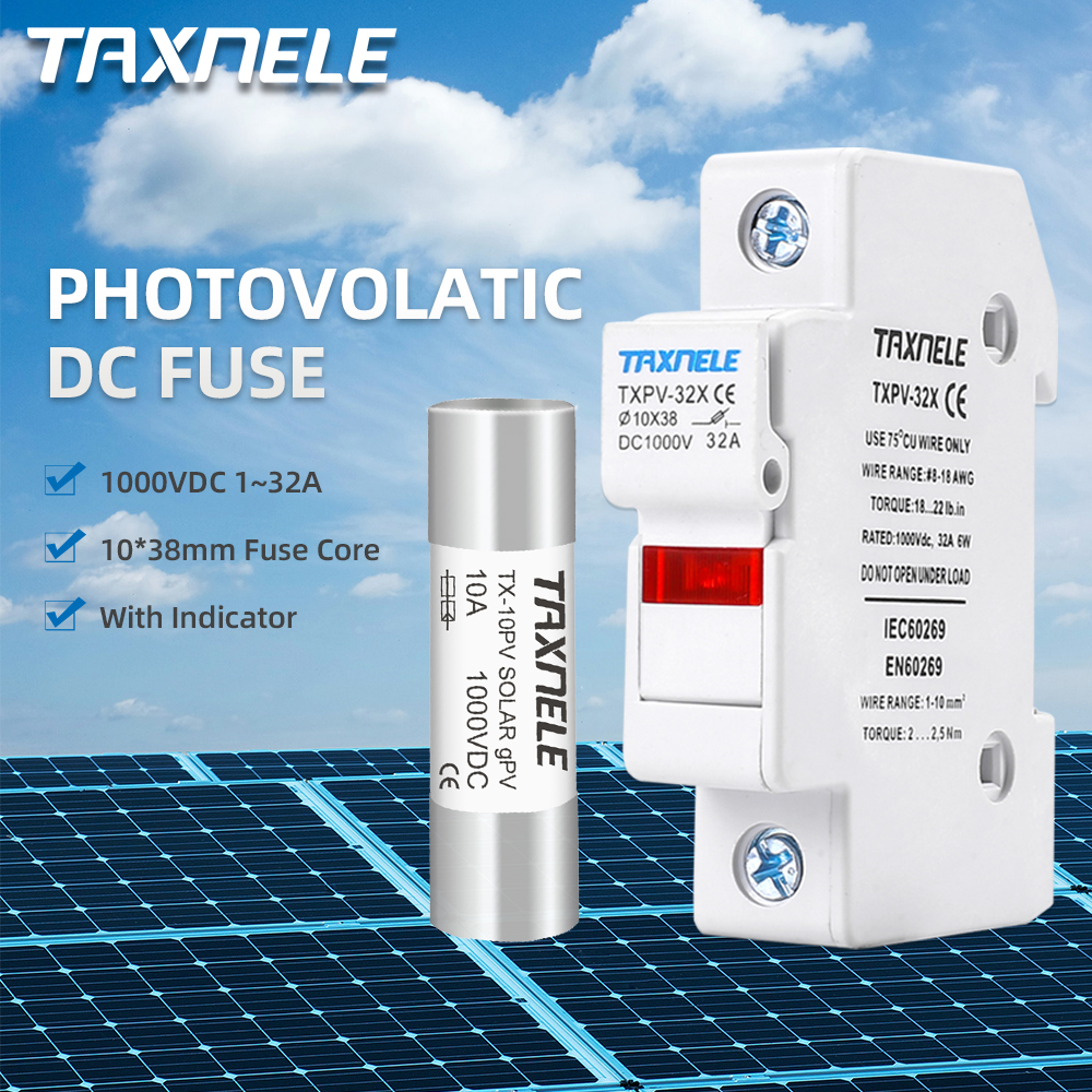 Năng lượng mặt trời dc cầu chì 1000v pv quang điện 6a 10a 15a 20a 25a 30a 1p dc bộ giữ cầu chì cơ sở cho năng lượng mặt trời hệ thống chống đoản mạch