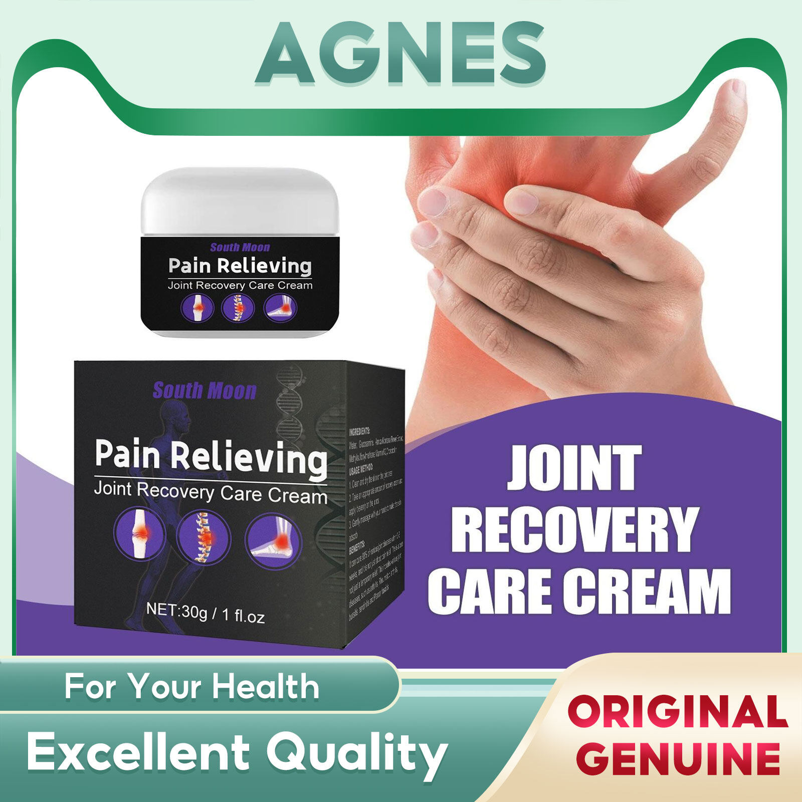 South Moon Joint Recovery Care Cream Joint Bone Pain Relief Cream