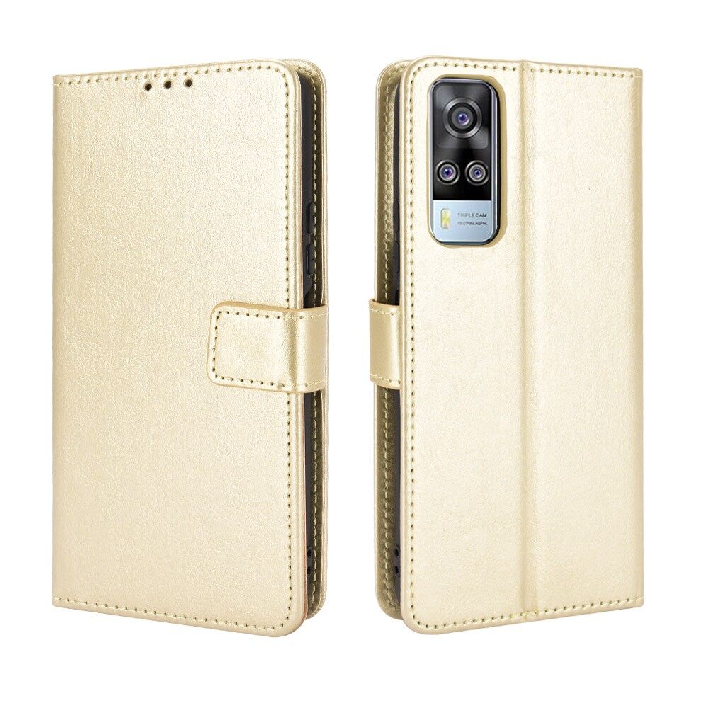 Vivo Y31 Case PU Leather Wallet Flip Phone Case Vivo Y31 2021 VivoY31 Back  Cover