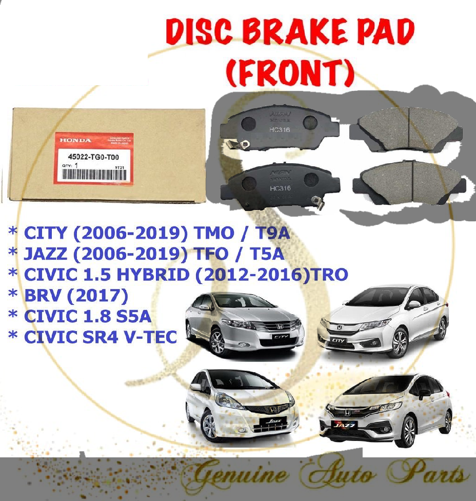 Buy Akebono Brake Pad Honda City Gm6 Online at a Better Price