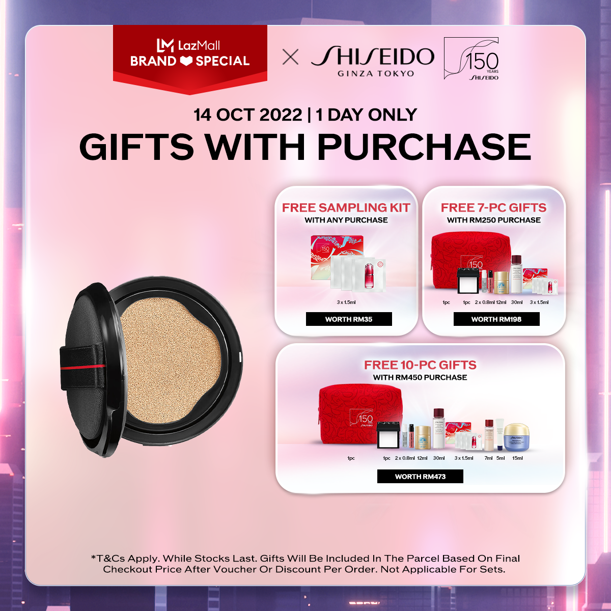 Gambar Shiseido 20SS Synchro Skin Glow Cushion Compact (Refill)