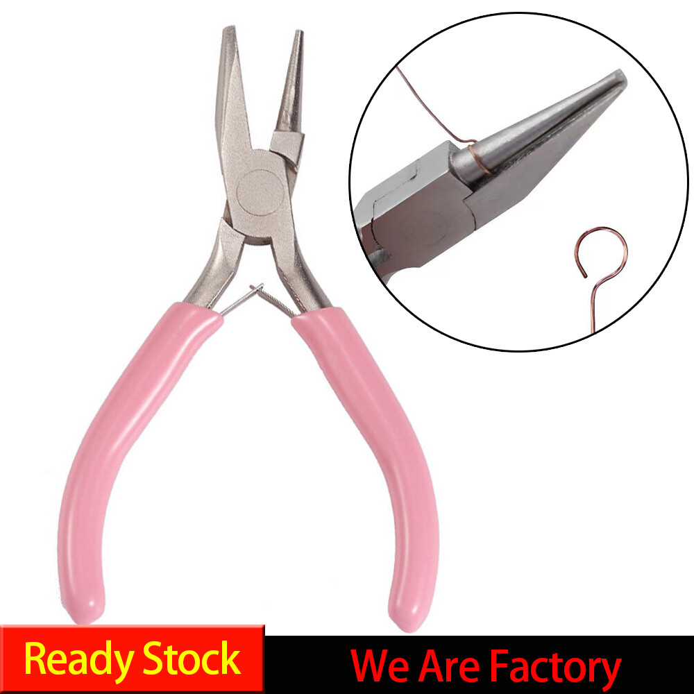 Kìm trang sức kìm mũi tròn bằng thép cacbon kìm đóng hạt đánh bóng dụng cụ làm trang sức kìm làm đồ trang sức