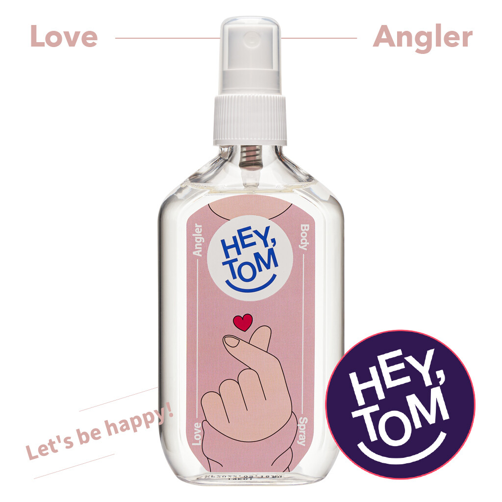 Gambar Hey Tom Love Angler Body Deodorant Spray 105ml Niche Fragrance Mist Unisex For Men Women