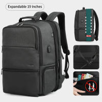 【Expandable】Tigernu T-B3905 L Large Capacity 15.6‘’ 17‘’ 19 inch Fashion travel bag for men With USB Charging Port