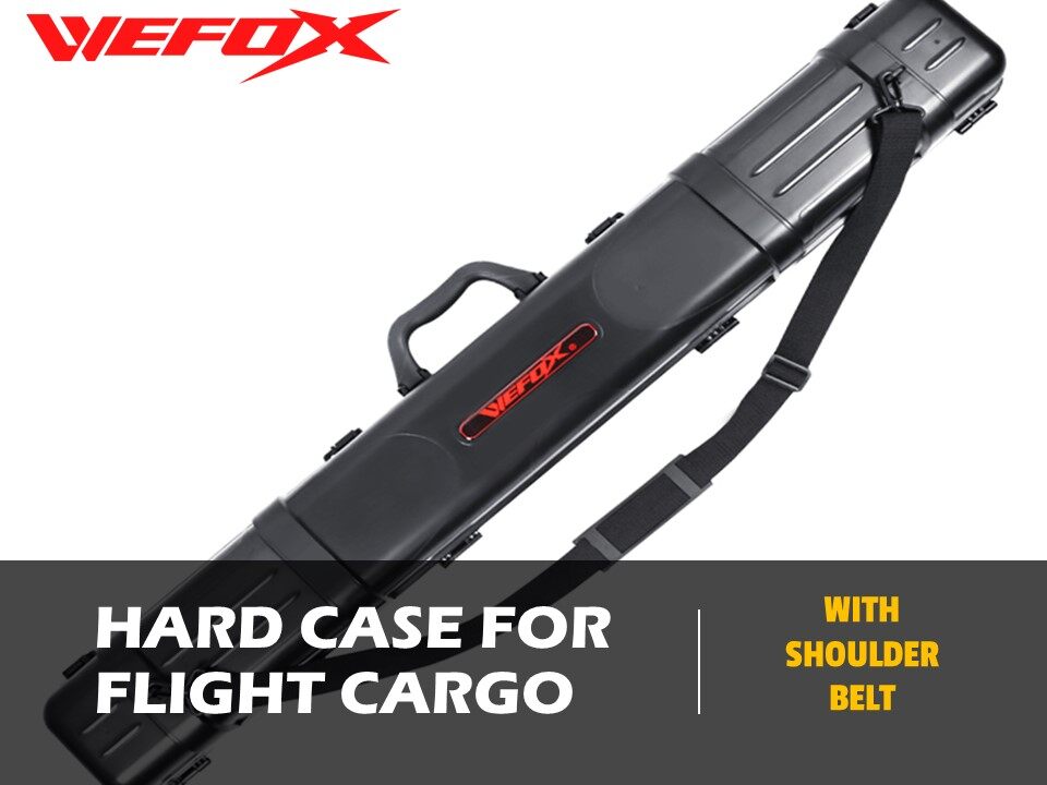 WEFOX Rod Case WAX-2009, Heavy Duty Hard Rod Case, Flight Luggage Check-in  Protector Case