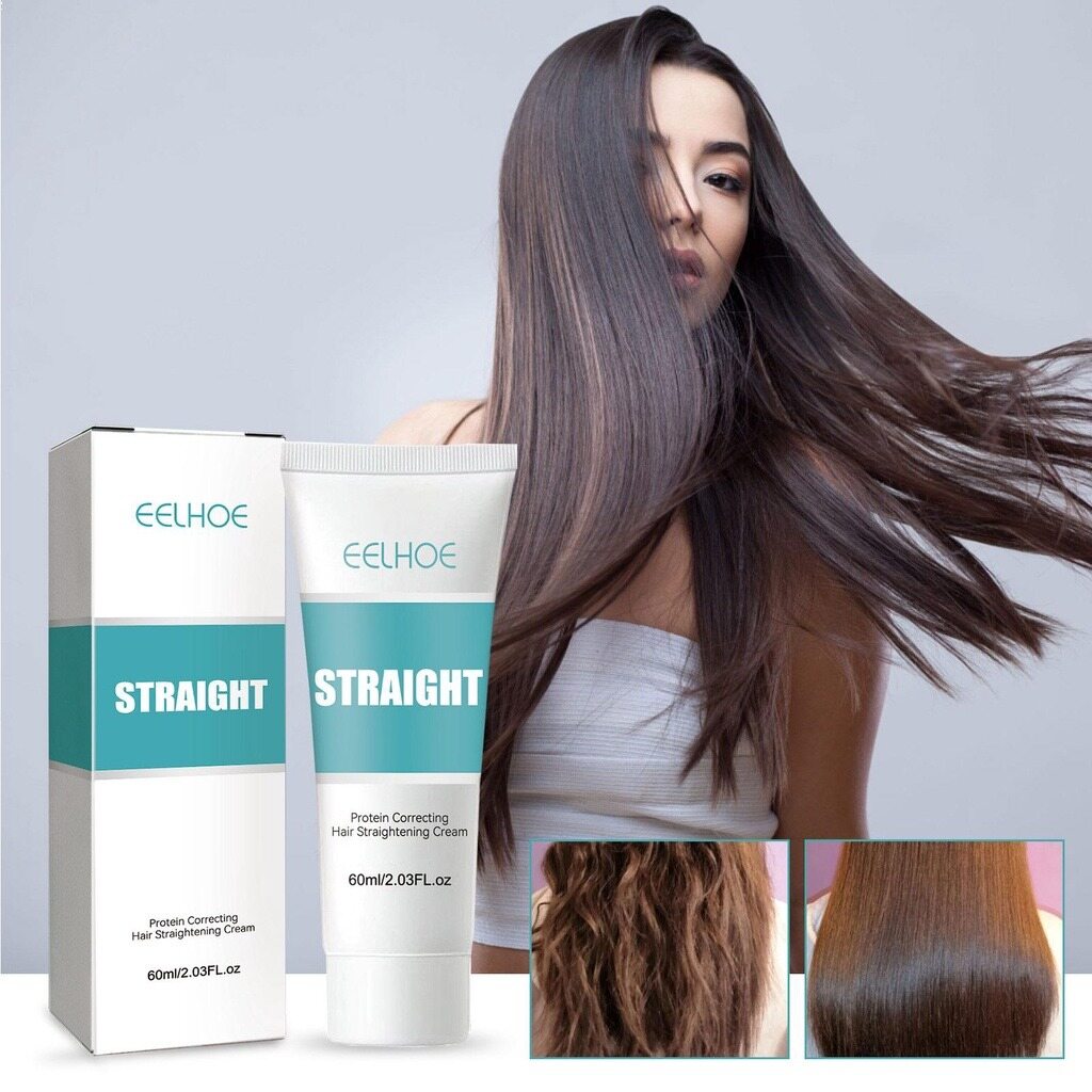 Eelhoe tóc thẳng Kem phục hồi sâu tóc phim dưỡng tóc kem cho tất cả các loại tóc