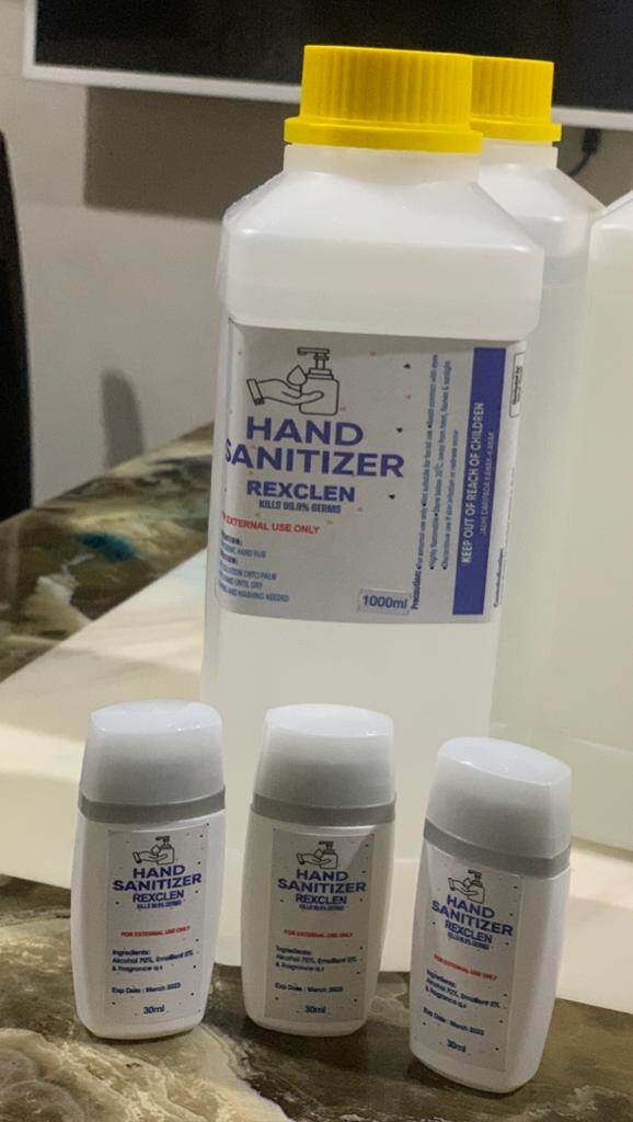 Gambar 1000ml (1kg) Sanitizer FREE GIFT (Worth RM19.99) HYGIENE SANITISER LIQIUD 1 LITER LITRE HOSPITAL GRADE REHAB MANJOI MALAYSIA PRODUCT