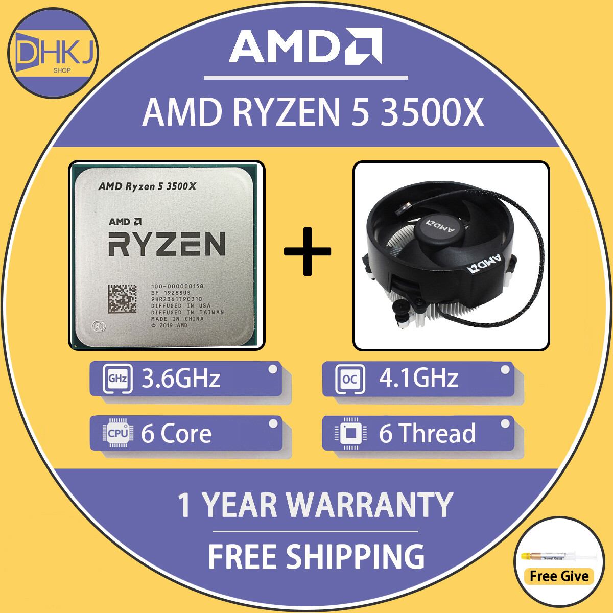 Amd Ryzen 5 3500x R5 3500x 3 6 Ghz Six Core Six Thread Cpu Processor 7nm 65w L3 32m 100 Socket Am4 New But Without Fan Lazada Ph Amd Ryzen 5 3500x R5 3500x 3 6 Ghz Six Core Six Thread Cpu Processor 7nm 65w L3 32m 100 Socket Am4 New But Without Fan Lazada Ph