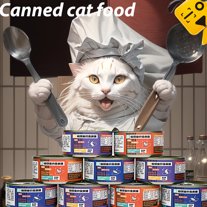 Reddog Full price staple food canned cat chicken/rabbit/salmon formula 0 added canned food 85g ราคา 77 บาท*ส่งฟรี