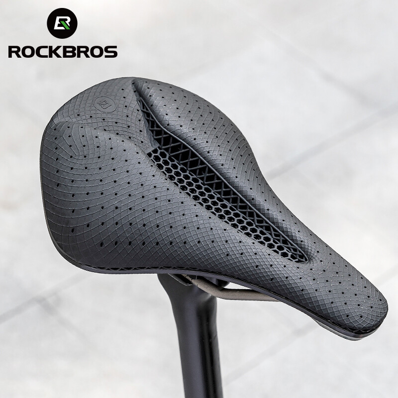 Rockbros yên xe đạp yên xe đua in 3d yên xe đạp đường trường mtb chống trượt đệm yên xe đạp siêu nhẹ mềm rỗng thoải mái thoáng khí phụ kiện xe đạp
