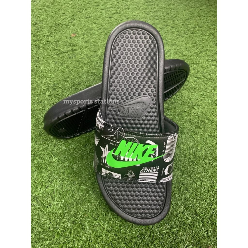 NIKE BENASSI JDI PRINT 631261 MEN'S SLIDE / SANDAL / SLIPPER - 100%  ORIGINAL (READY STOCK) | Lazada