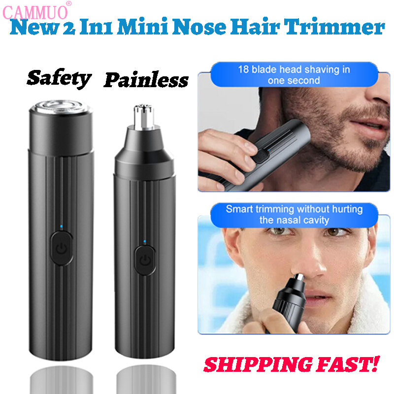 Cammuo dao cạo râu không đau cho nam máy cạo râu điện mini máy tỉa lông mũi dụng cụ cạo râu lông mày dụng cụ cạo râu