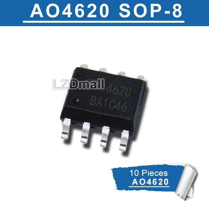 5PCS X AO4620 MOSFET N/P-CH 30V 8-SOIC Alpha 
