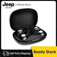 Jeep หูฟังแบบไร้สายสำหรับหูฟังบลูทูธ EC042ที่หนีบหู IPX5โทรออก HD ชุดหูฟังกีฬากันน้ำสำหรับ IOS Android