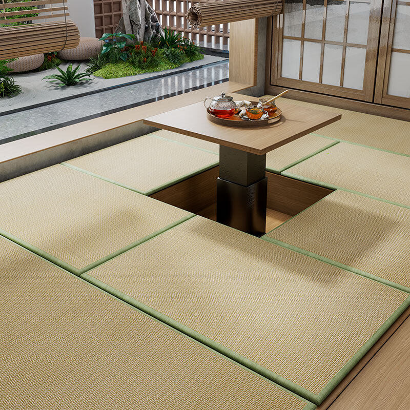 2 cái | Nhật Bản không trượt thảm Tatami thảm bằng mây futon Thảm Tatami tress phòng khách Thảm phòng ngủ Tatami thảm sàn trang trí nội thất thoáng khí Bộ nhớ bọt thảm thảm thảm trải nền chống trượt mùa hè chiếu Tatami ngủ trẻ em Thảm bò karpet