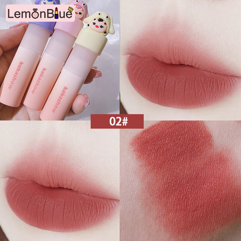 Gambar LemonBlue Velvety Matte Lipstick Long Lasting Nonstick Cup Not Fade Makeup Cosmetics For Girl Women Velvety Matte Lipstick Long Lasting Nonstick Cup Not Fade Makeup Cosmetics Long Lasting Nonstick Cup