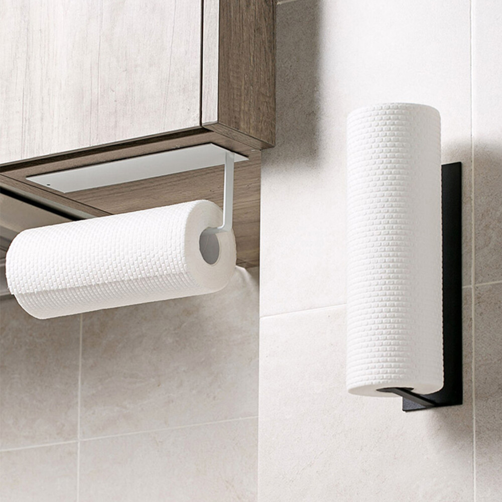 1 Cái Nhà Bếp Sắt Giấy Vệ Sinh Chủ Tissue Chủ Treo Phòng Tắm Giấy Vệ Sinh Chủ Cuộn Giấy Chủ Khăn Giá Đứng