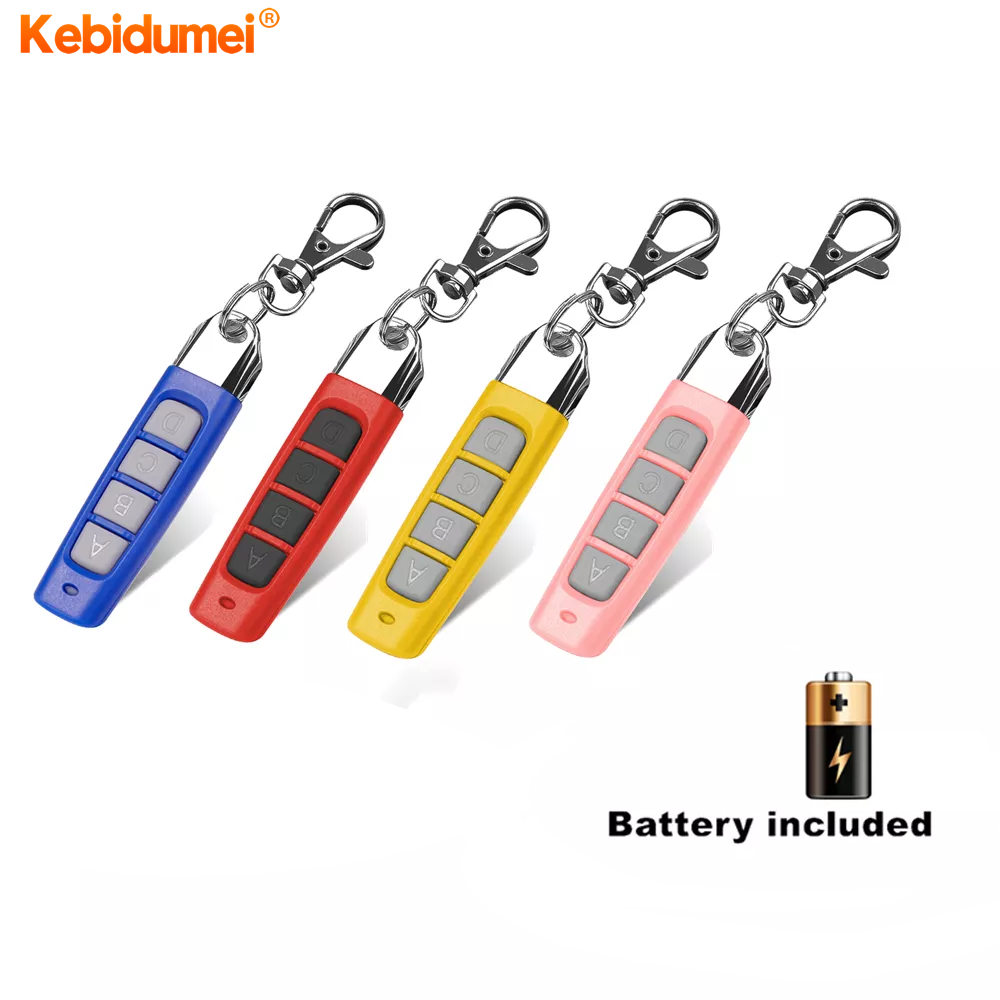 Kebidumei điều khiển từ xa sao chép 433mhz dụng cụ mở cửa cổng nhà để xe 4ch điều khiển từ xa bộ sao chép 433.92mhz mã nhân bản chìa khóa ô tô 12v