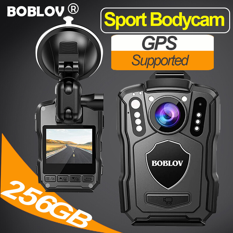 Boblov m5 body mini action police camera hành động cảnh sát máy ảnh với gps hd 1440p 256gb 4200mah 170° thể thao không thấm nước chuyển động phát hiện cảnh sát mặc máy ảnh kỹ thuật số dvr video recorder bodycam motor dash cam cho vlogging