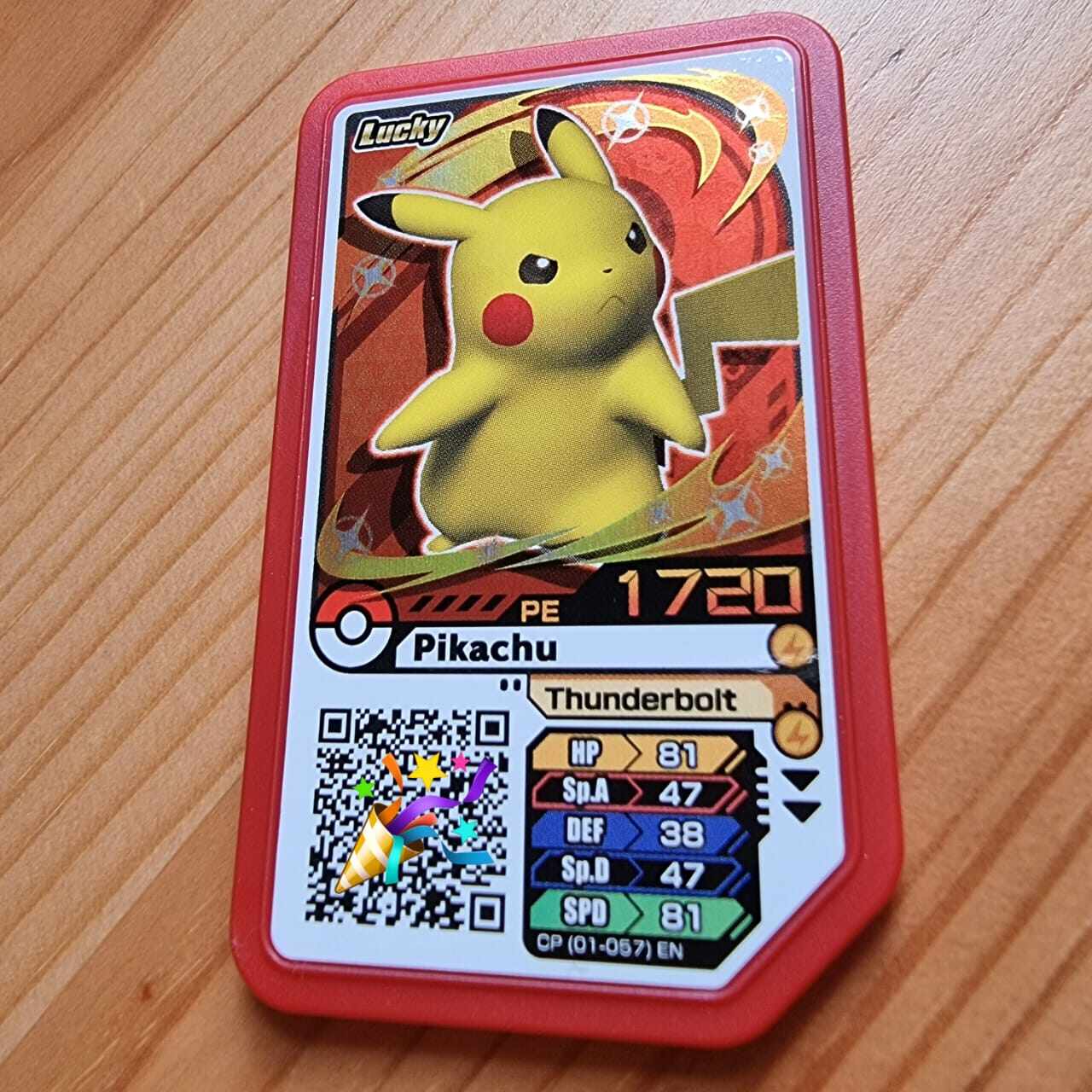 Pokemon Gaole Part 4 Malaysia Version English Lucky Pikachu Rare Original Red Disk Shiny Background Lazada