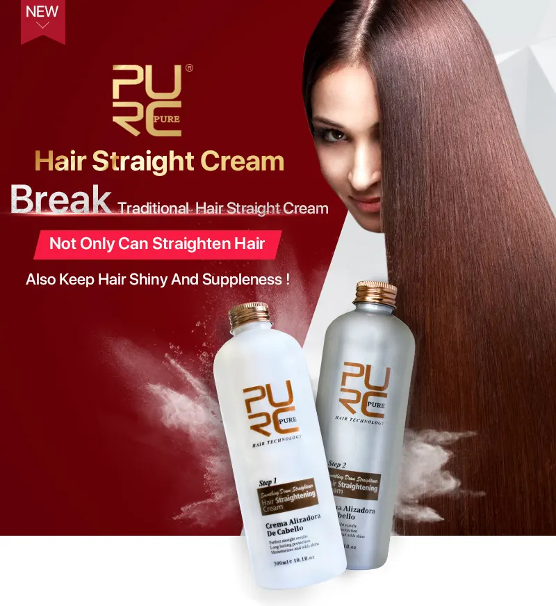 how to apply hair straightening cream at home