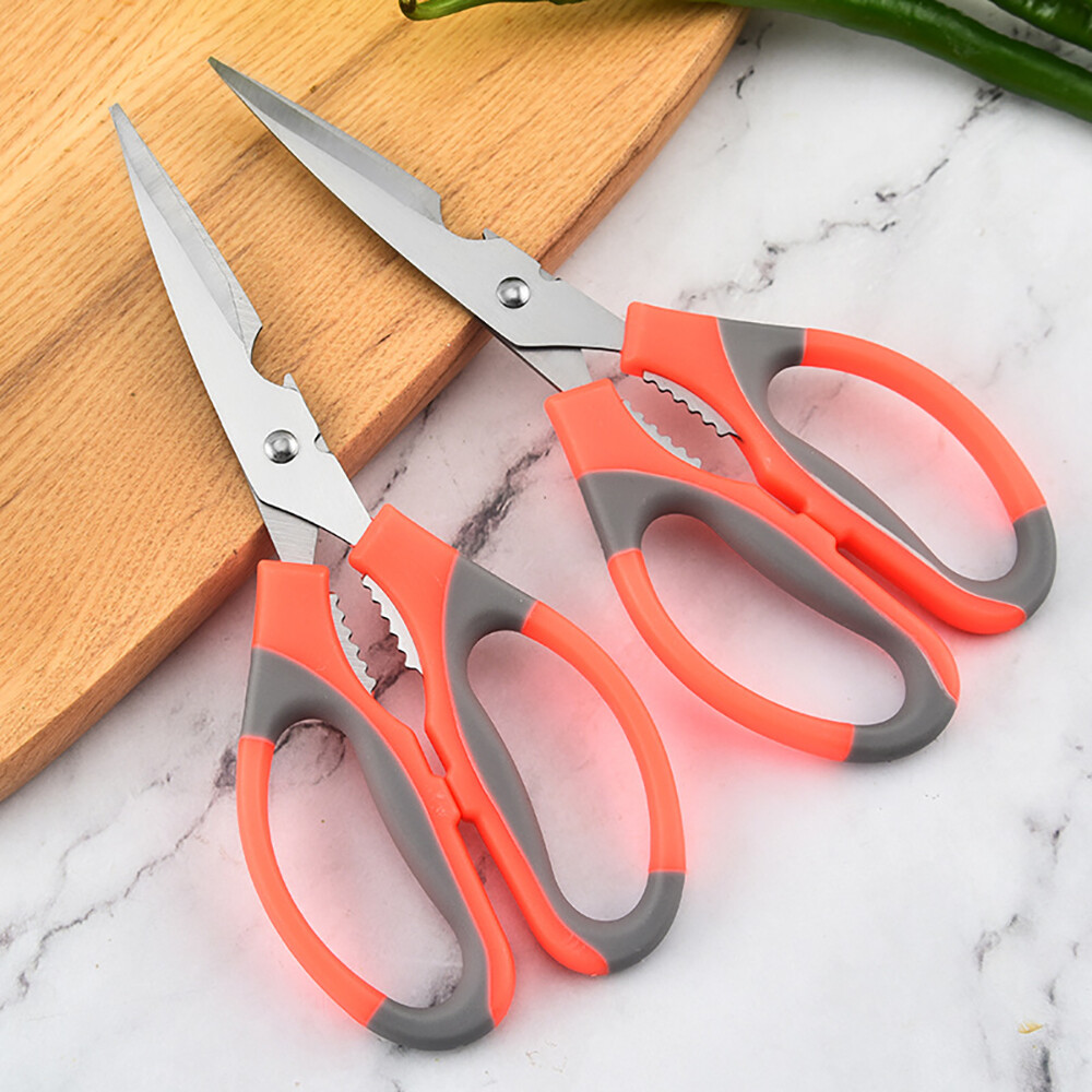 Đồ gia dụng bằng thép không gỉ Kéo dùng trong nhà bếp đa chức năng sắc nét kéo xương gà hộ gia đình Kéo dùng trong nhà bếp