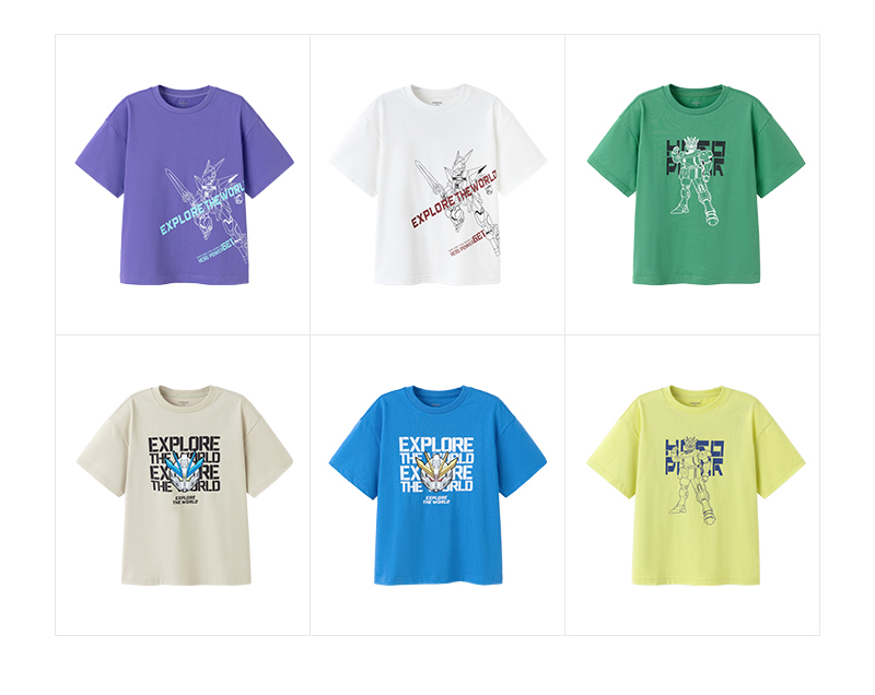 balabala Children Short Sleeve T-Shirt 2025 Summer New Quickdry Parentchild Inner Wear · v2