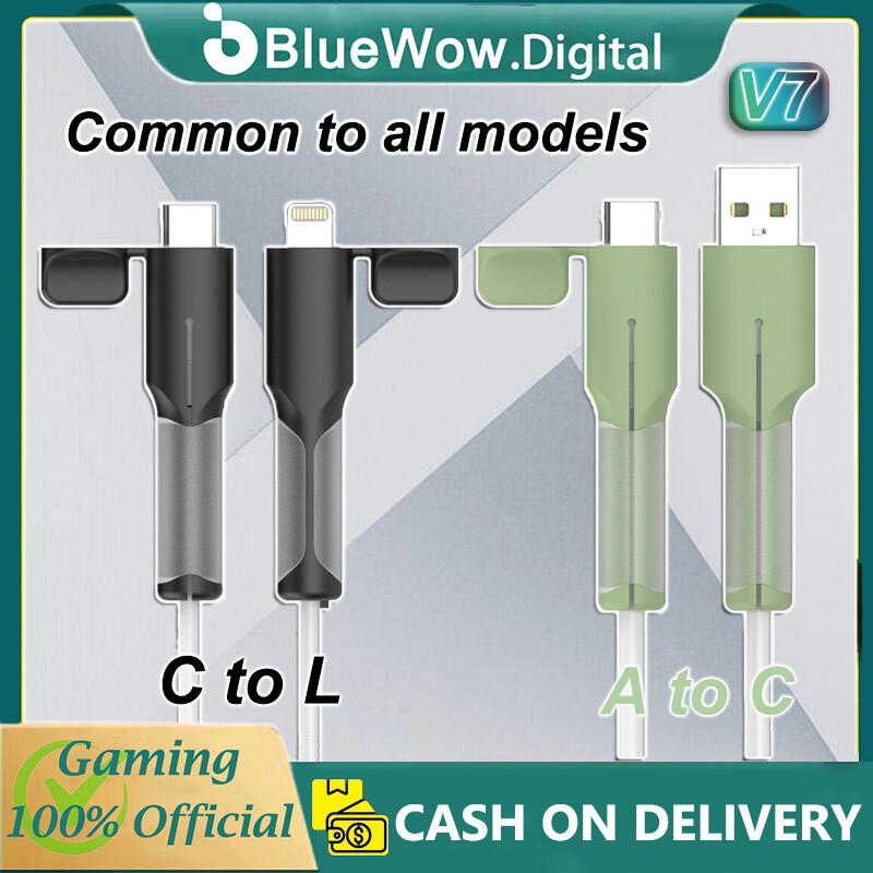 Bluewow cáp mới bảo vệ cho Android/iphone12 13 14 18/20W Android để C/Loại C để C/Loại C để sạc iPhone dụng cụ bảo vệ đầu USB Cáp dữ liệu dòng lớp áo bảo vệ cáp bảo vệ