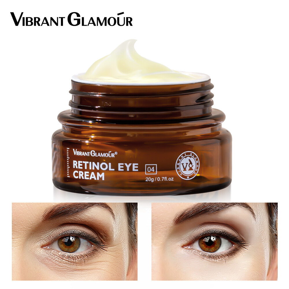 Gambar VIBRANT GLAMOUR  New Generation Retinol Anti Aging Retinol Eye Cream Removes Eye Bags and Dark Spots Skin Care 20g