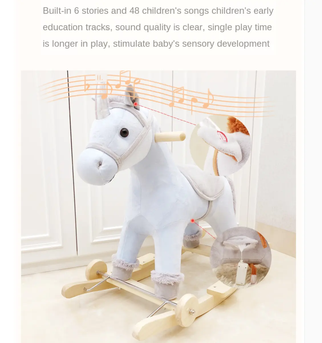 unicorn rocking horse for 5 year old