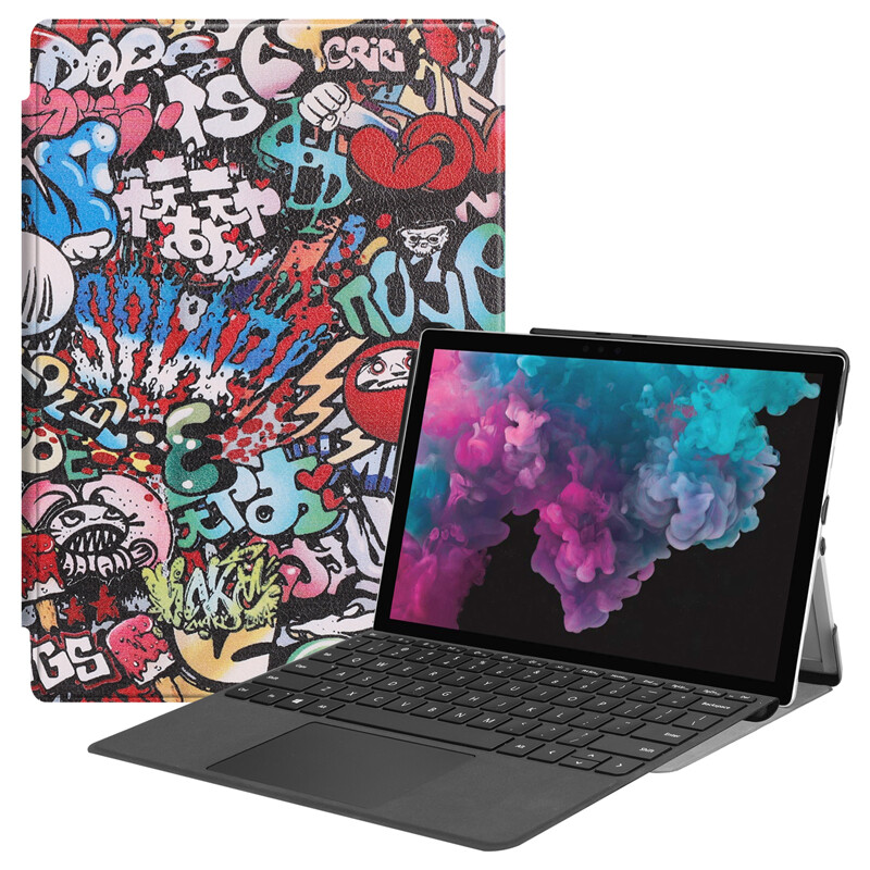 Vỏ Bọc Sơn Cho Surface Pro 4 5 6 7 8 SurfacePro Pro4 Pro5 Pro6 Pro7 Pro8 12.3 Inch Ốp Da