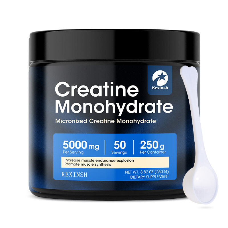Kexinsh Creatine bột Monohydrate 5000mg Dinh dưỡng bổ sung cơ bắp bổ sung tăng cường sức mạnh hiệu s