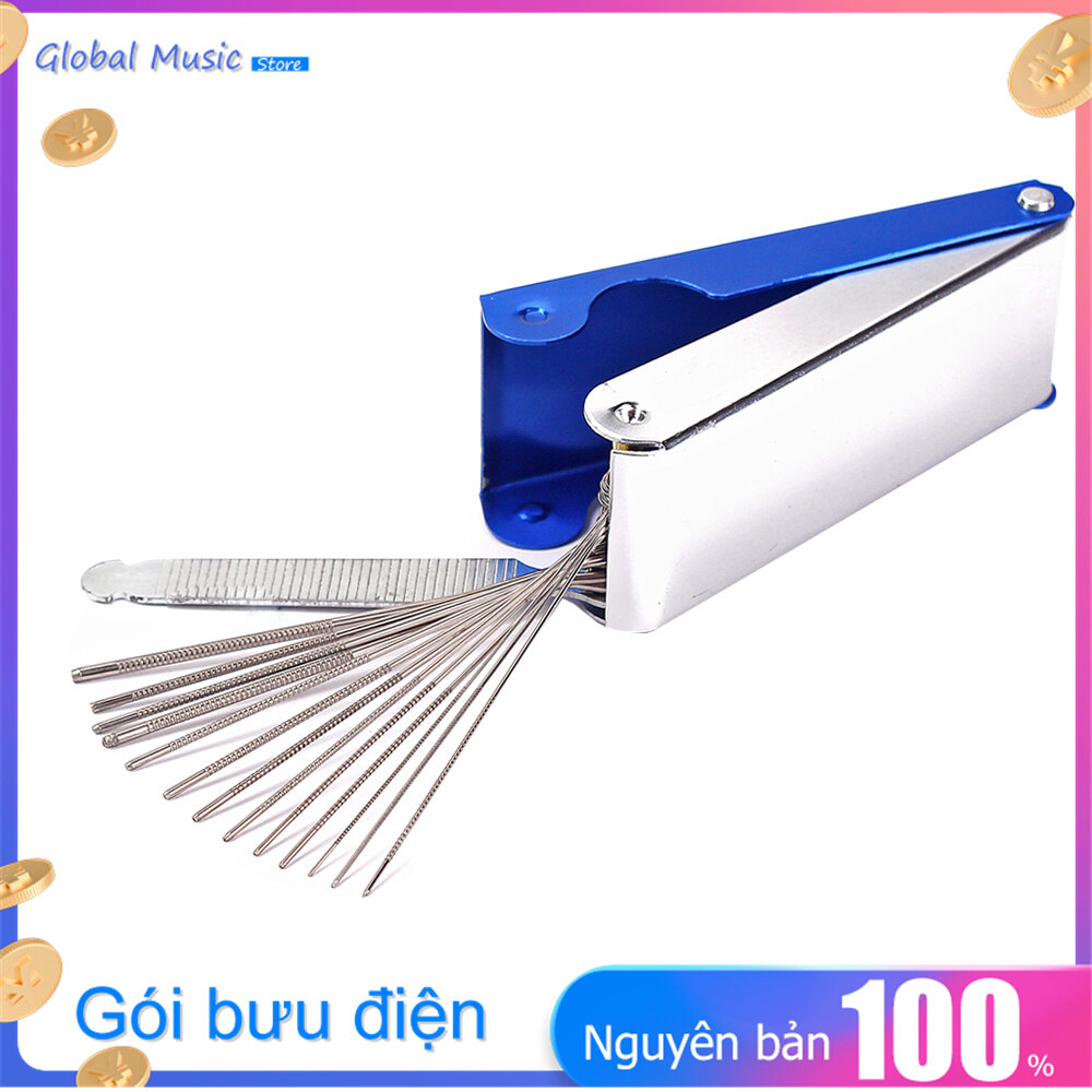 Ngựa Kê Dây Guitar Cầu Bộ Giũa Dụng Cụ Thợ Làm Đàn Hộp 13 Kích Cỡ Của Tập Tin 1 Tập Tin Phẳng Cho Guitar Banj Mandolin Dây Bass Rãnh Rãnh