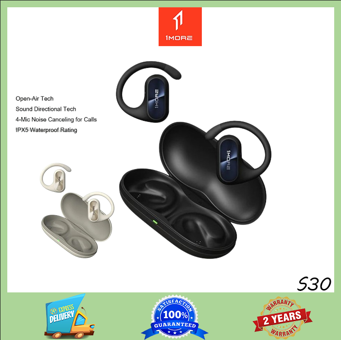 1More Fit SE-S30 Wireless Sports Earphones,with Bluetooth 5.3, Graves Boost, 14.2mm Dynamic DLC, 30h Battery, 4 DSP Microphones ราคา 1,245 บาท*ส่งฟรี