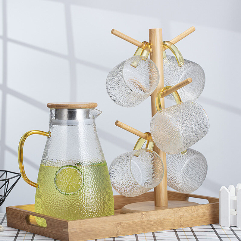 Gambar ?? Ready Stock?? Thickened High Temperature Resistant Glass Cooling Kettle Heat resistant Cooling Kettle Household