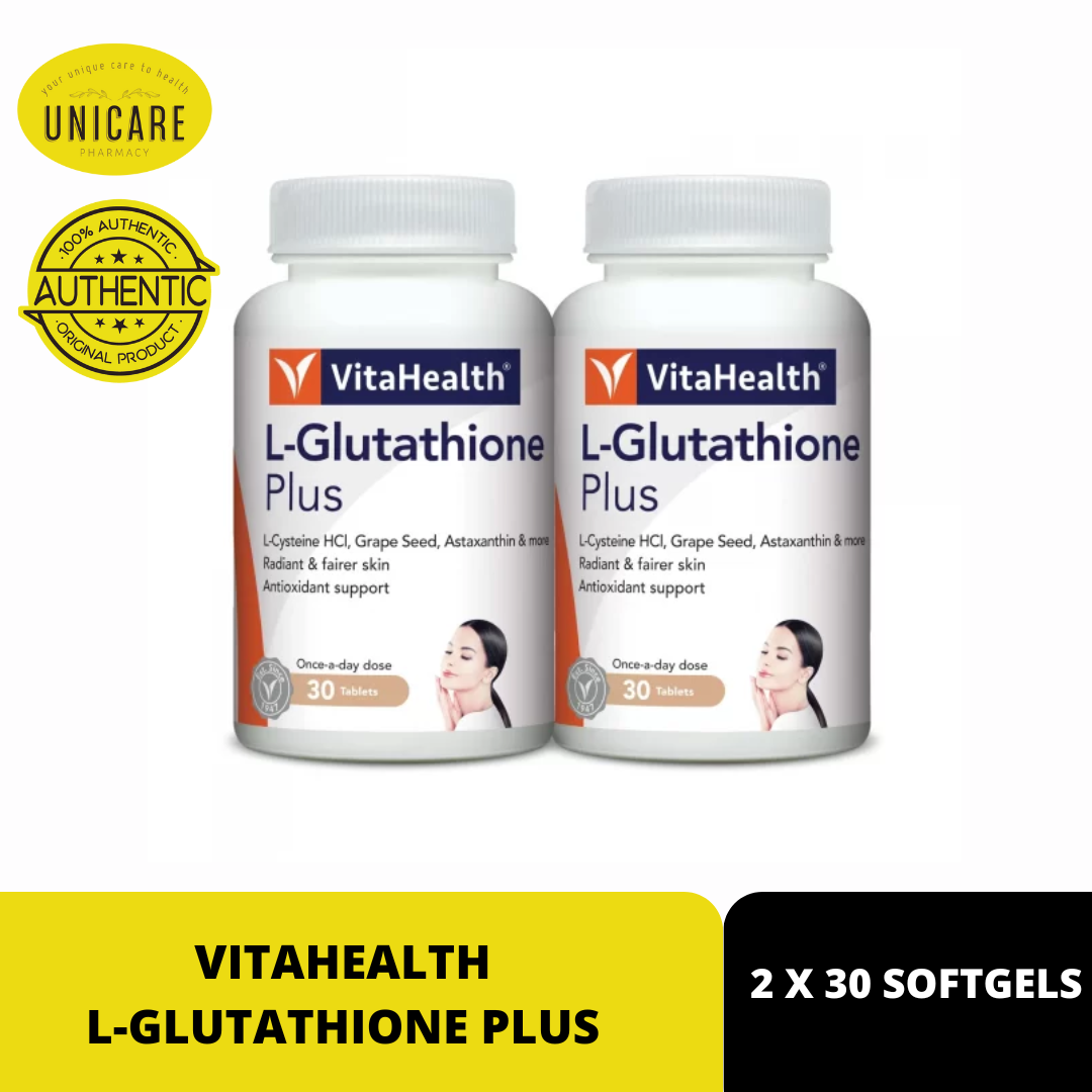 VITAHEALTH L-GLUTATHIONE PLUS 30 SOFTGELS TWIN PACK