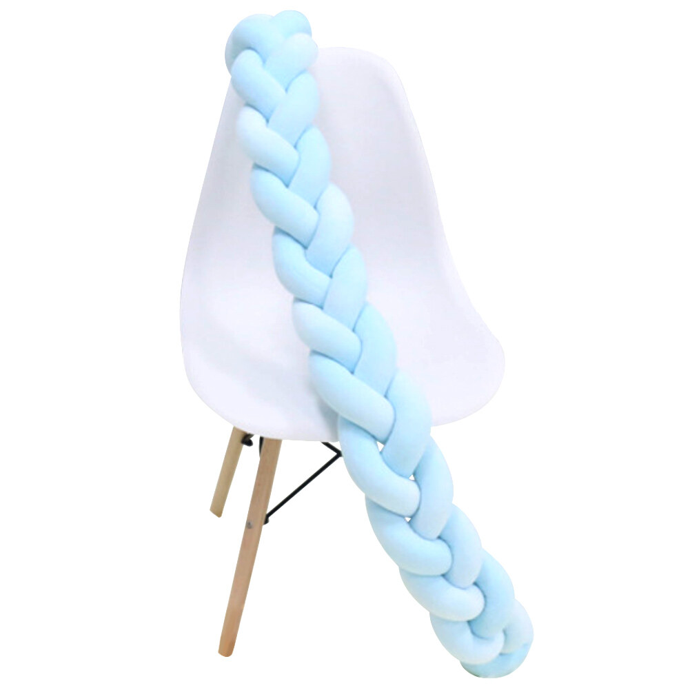 1M Cũi Trẻ Sơ Sinh Miếng Đệm Chắn Thắt Nút Bện Sang Trọng Cái Nôi Trang Trí Nội Thất Giường Gấp Cho Bé Sơ Sinh Sang Trọng Một Cách An Toàn Phụ Kiện Bảo Vệ 1 1 1