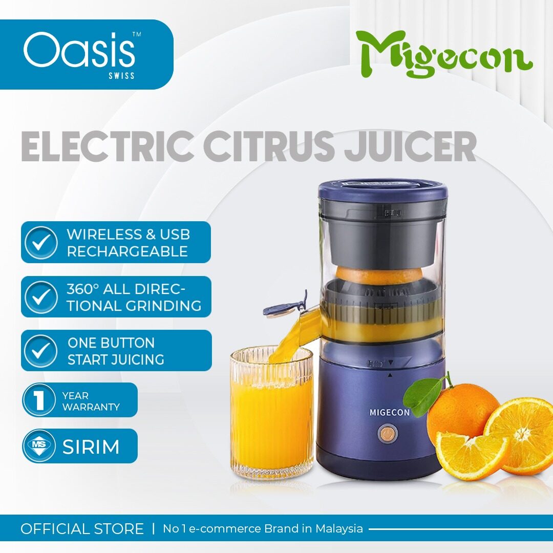 Electric Citrus Juicer Migecon / Portable Juice Maker / Mesin Jus