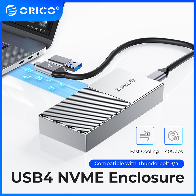 ORICO 40Gbps M.2 Nvme PCIe SSD Trường Hợp USB 4.0 3.2 Gen2 Tương Thích Với M Phím